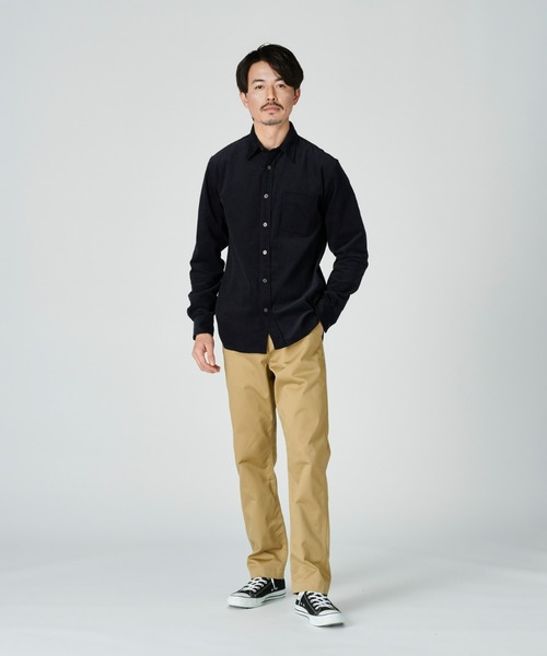 BACK NUMBER(バックナンバー)の「【BACK NUMBER】【エクストラサーモ】コーデュロイシャツ(シャツ/ブラウス・メンズ・ネイビー/ワイン/ダークベージュ・M/L/XL)」の7枚目の写真