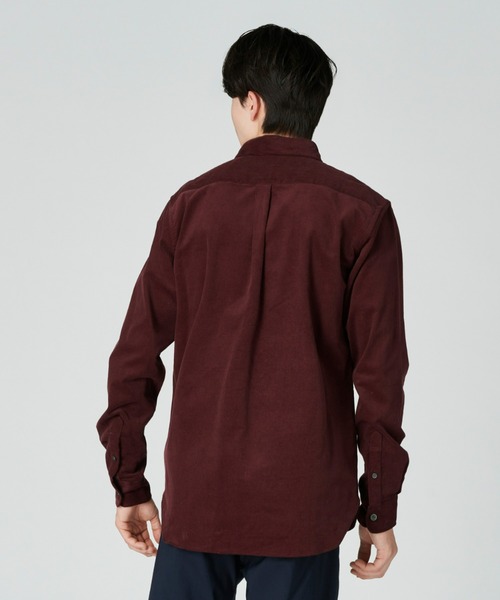 BACK NUMBER(バックナンバー)の「【BACK NUMBER】【エクストラサーモ】コーデュロイシャツ(シャツ/ブラウス・メンズ・ネイビー/ワイン/ダークベージュ・M/L/XL)」の12枚目の写真