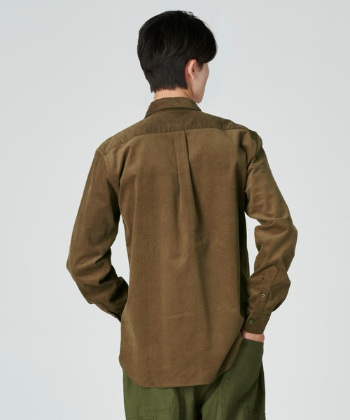 BACK NUMBER(バックナンバー)の「【BACK NUMBER】【エクストラサーモ】コーデュロイシャツ(シャツ/ブラウス・メンズ・ネイビー/ワイン/ダークベージュ・M/L/XL)」の6枚目の写真