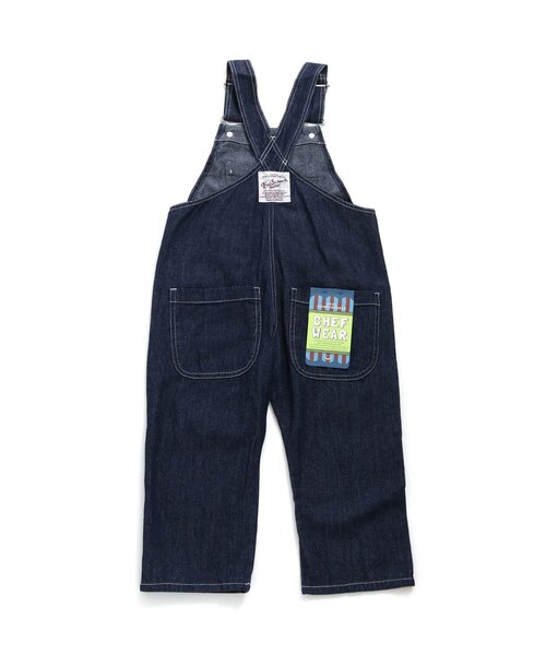 BREEZE（ブリーズ）の「【リンクコーデ可能】シェフサロペット（サロペット/オーバーオール・キッズ・その他10/キナリ/インディゴブルー・90/100/110/120）」の9枚目の写真