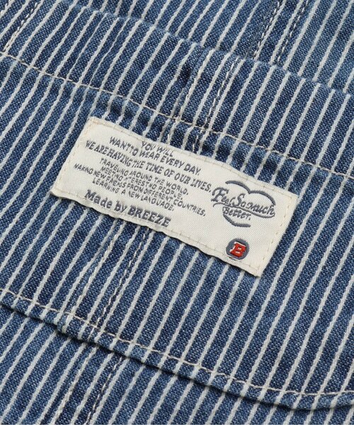 BREEZE（ブリーズ）の「【リンクコーデ可能】シェフサロペット（サロペット/オーバーオール・キッズ・その他10/キナリ/インディゴブルー・90/100/110/120）」の15枚目の写真