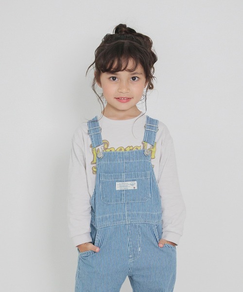 BREEZE（ブリーズ）の「【リンクコーデ可能】シェフサロペット（サロペット/オーバーオール・キッズ・その他10/キナリ/インディゴブルー・90/100/110/120）」の20枚目の写真