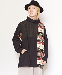 【チャイハネ】ノマユパッチワークMEN'Sトップス