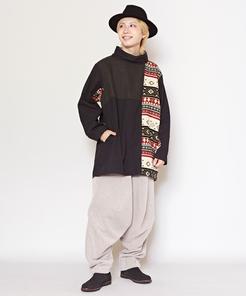 チャイハネ（チャイハネ）の「【チャイハネ】ノマユパッチワークMEN'Sトップス（その他トップス・メンズ・ブラウン/ブラック/ブルーグリーン/カーキ/ダークグリーン/ホワイト系その他・FREE）」の12枚目の写真