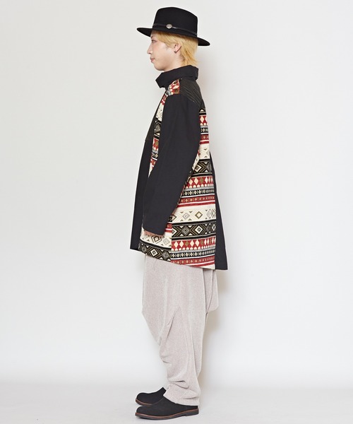 チャイハネ（チャイハネ）の「【チャイハネ】ノマユパッチワークMEN'Sトップス（その他トップス・メンズ・ブラウン/ブラック/ブルーグリーン/カーキ/ダークグリーン/ホワイト系その他・FREE）」の9枚目の写真