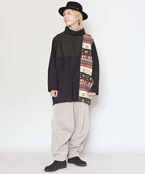 チャイハネ（チャイハネ）の「【チャイハネ】ノマユパッチワークMEN'Sトップス（その他トップス・メンズ・ブラウン/ブラック/ブルーグリーン/カーキ/ダークグリーン/ホワイト系その他・FREE）」の8枚目の写真