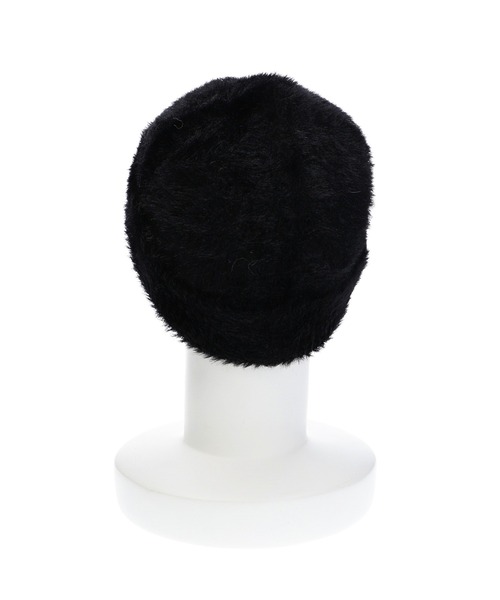 X-girl（エックスガール）の「SHAGGY KNIT CAP（ニットキャップ/ビーニー・レディース・イエロー/グレー/ブラック・ONE SIZE）」の10枚目の写真