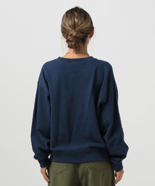 Russell Athletic（ラッセルアスレティック）の「【RUSSELL ATHLETIC (ラッセルアスレティック）】別注クルーネックプルオーバー（スウェット・レディース・ライトブルー/チャコール/ネイビー・FREE）」の15枚目の写真