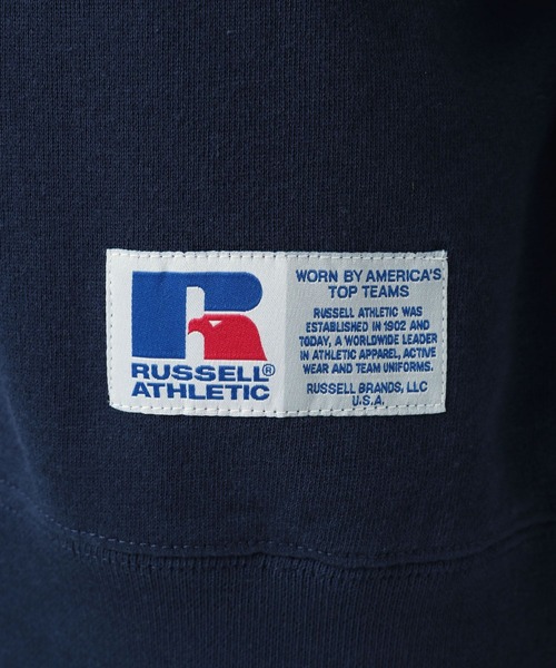 Russell Athletic（ラッセルアスレティック）の「【RUSSELL ATHLETIC (ラッセルアスレティック）】別注クルーネックプルオーバー（スウェット・レディース・ライトブルー/チャコール/ネイビー・FREE）」の21枚目の写真