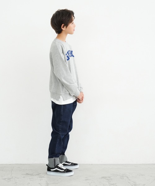 coca（coca）（コカ）の「キッズ デニム裾ロールアップロングパンツ（デニムパンツ・キッズ・ブルー・130/140/110/120）」の8枚目の写真