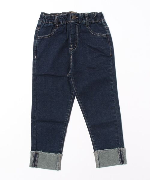coca（coca）（コカ）の「キッズ デニム裾ロールアップロングパンツ（デニムパンツ・キッズ・ブルー・130/140/110/120）」の9枚目の写真
