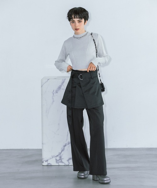 PAGEBOY（ページボーイ）の「ﾍﾟﾌﾟﾗﾑﾍﾞﾙﾄ（ベルト・レディース・ブラック/ネイビー・FREE）」の5枚目の写真