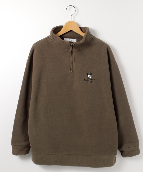 Disney（ディズニー）の「【DISNEY/ディズニー】フリースハーフジップ