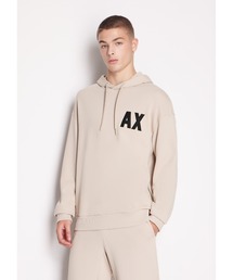 ARMANI EXCHANGE | 【A|X アルマーニ エクスチェンジ】AXロゴ フード付きスウェットパーカー (UNISEX CAPSULE)(パーカー)