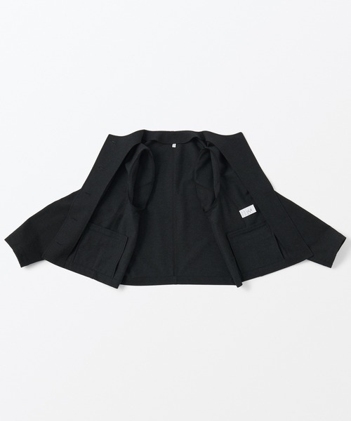 無印良品(ムジルシリョウヒン)の「ストレッチ起毛ノーカラージャケット(シャツ/ブラウス・レディース・ライトベージュ/ダークグレー/ダークブラウン・S/M/XL/L)」の9枚目の写真