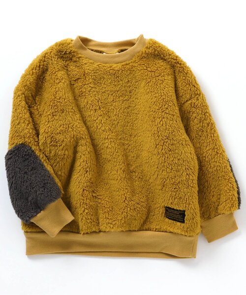 BREEZE(ブリーズ)の「【あったか】ファーフリーストレーナー(スウェット・キッズ・キャメル/オフホワイト/ブラック/ピンク/アイボリー/レインボー・80/150/120/110/100/140/130/90)」の12枚目の写真