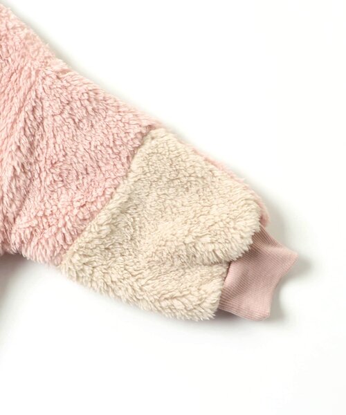 BREEZE(ブリーズ)の「【あったか】ファーフリーストレーナー(スウェット・キッズ・キャメル/オフホワイト/ブラック/ピンク/アイボリー/レインボー・80/150/120/110/100/140/130/90)」の13枚目の写真