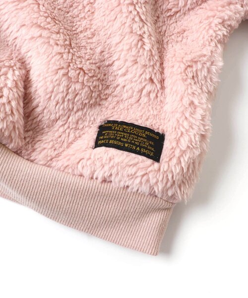 BREEZE(ブリーズ)の「【あったか】ファーフリーストレーナー(スウェット・キッズ・キャメル/オフホワイト/ブラック/ピンク/アイボリー/レインボー・80/150/120/110/100/140/130/90)」の14枚目の写真