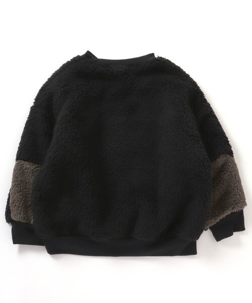 BREEZE(ブリーズ)の「【あったか】ファーフリーストレーナー(スウェット・キッズ・キャメル/オフホワイト/ブラック/ピンク/アイボリー/レインボー・80/150/120/110/100/140/130/90)」の16枚目の写真