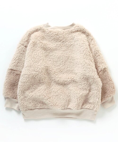 BREEZE(ブリーズ)の「【あったか】ファーフリーストレーナー(スウェット・キッズ・キャメル/オフホワイト/ブラック/ピンク/アイボリー/レインボー・80/150/120/110/100/140/130/90)」の19枚目の写真