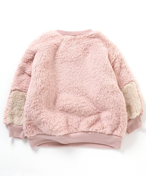 BREEZE(ブリーズ)の「【あったか】ファーフリーストレーナー(スウェット・キッズ・キャメル/オフホワイト/ブラック/ピンク/アイボリー/レインボー・80/150/120/110/100/140/130/90)」の20枚目の写真