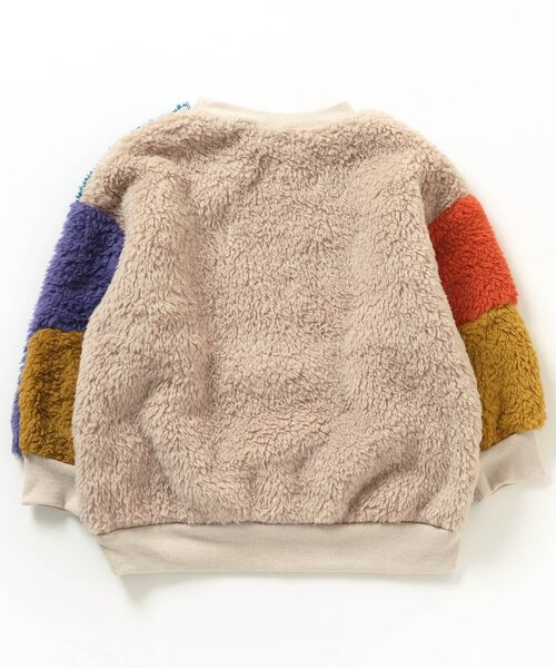 BREEZE(ブリーズ)の「【あったか】ファーフリーストレーナー(スウェット・キッズ・キャメル/オフホワイト/ブラック/ピンク/アイボリー/レインボー・80/150/120/110/100/140/130/90)」の21枚目の写真