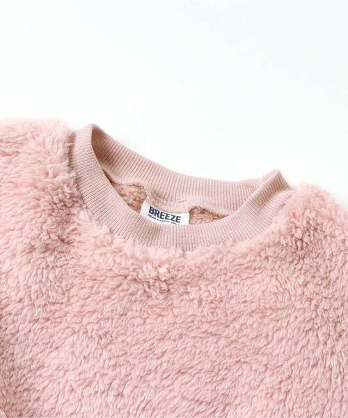 BREEZE(ブリーズ)の「【あったか】ファーフリーストレーナー(スウェット・キッズ・キャメル/オフホワイト/ブラック/ピンク/アイボリー/レインボー・80/150/120/110/100/140/130/90)」の22枚目の写真