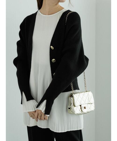 Te chichi（テチチ）の「プリーツロングブラウス（シャツ/ブラウス・レディース・ブルー/ブラック/オフホワイト・F）」の2枚目の写真