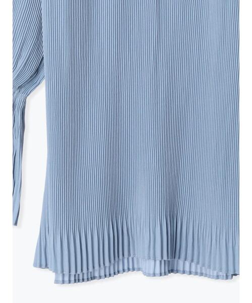Te chichi（テチチ）の「プリーツロングブラウス（シャツ/ブラウス・レディース・ブルー/ブラック/オフホワイト・F）」の16枚目の写真