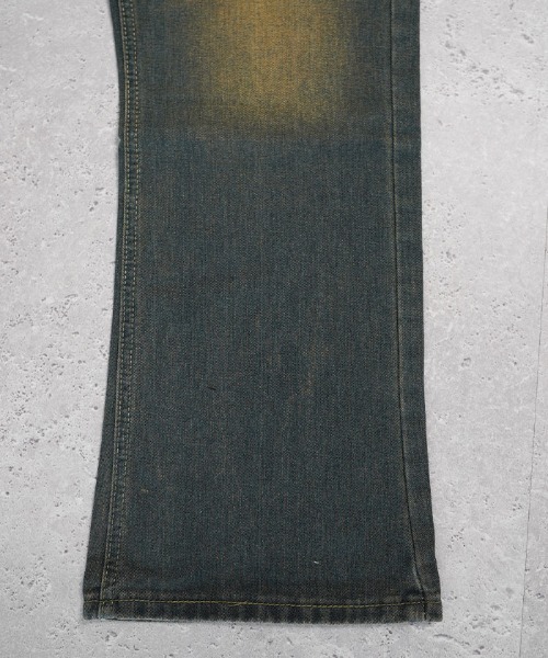 Auntie Rosa(アンティローザ)の「レトロビンテージウォッシュダメージフレアデニムパンツ(デニムパンツ・メンズ・ブルー・MEDIUM/LARGE/X-LARGE)」の12枚目の写真