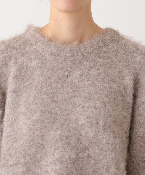 Afternoon Tea(アフタヌーンティー)の「シャギーニットプルオーバー(ニット/セーター・レディース・ブルー/オレンジ/ブラウン・MEDIUM)」の7枚目の写真