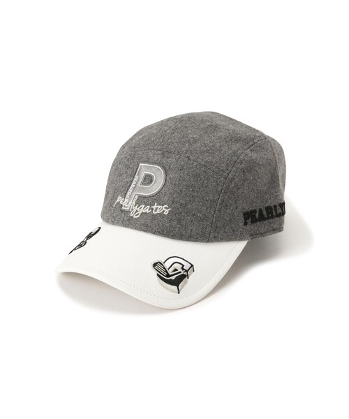 PEARLY GATES(パーリーゲイツ)の「【PEARLY GATES】カレッジワッペン ジェットキャップ (UNISEX) <カレッジロゴ>(キャップ・レディース・グレー/ネイビー・FREE)」の20枚目の写真