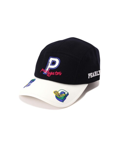 PEARLY GATES(パーリーゲイツ)の「【PEARLY GATES】カレッジワッペン ジェットキャップ (UNISEX) <カレッジロゴ>(キャップ・レディース・グレー/ネイビー・FREE)」の7枚目の写真