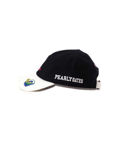 PEARLY GATES(パーリーゲイツ)の「【PEARLY GATES】カレッジワッペン ジェットキャップ (UNISEX) <カレッジロゴ>(キャップ・レディース・グレー/ネイビー・FREE)」の17枚目の写真