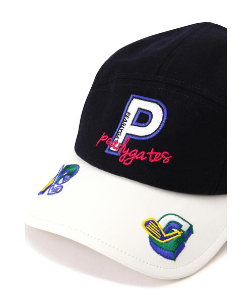 PEARLY GATES(パーリーゲイツ)の「【PEARLY GATES】カレッジワッペン ジェットキャップ (UNISEX) <カレッジロゴ>(キャップ・レディース・グレー/ネイビー・FREE)」の11枚目の写真