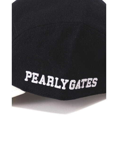 PEARLY GATES(パーリーゲイツ)の「【PEARLY GATES】カレッジワッペン ジェットキャップ (UNISEX) <カレッジロゴ>(キャップ・レディース・グレー/ネイビー・FREE)」の4枚目の写真