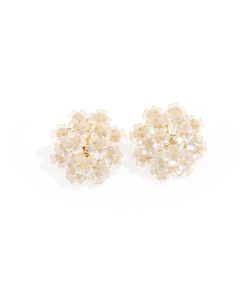 Lace Ladies(レースレディース)の「フラワー ブーケ ドーム ピアス イヤリング(ピアス(両耳用)・レディース・ゴールド系1/ゴールド系2・FREE)」の6枚目の写真