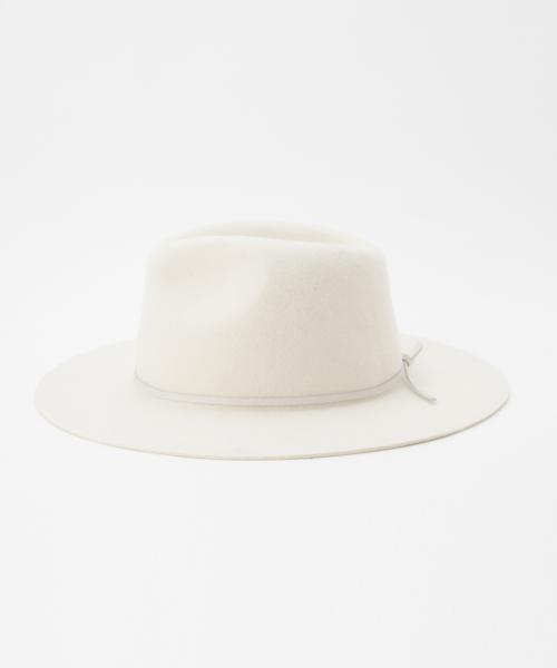 BRIXTON(ブリクストン)の「BRIXTON×BEAMS / 別注 MARLIN(ロングブリムハット)(ハット・メンズ・ホワイト/ブラック・MEDIUM)」の6枚目の写真