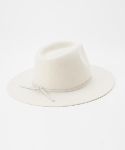 BRIXTON(ブリクストン)の「BRIXTON×BEAMS / 別注 MARLIN(ロングブリムハット)(ハット・メンズ・ホワイト/ブラック・MEDIUM)」の7枚目の写真