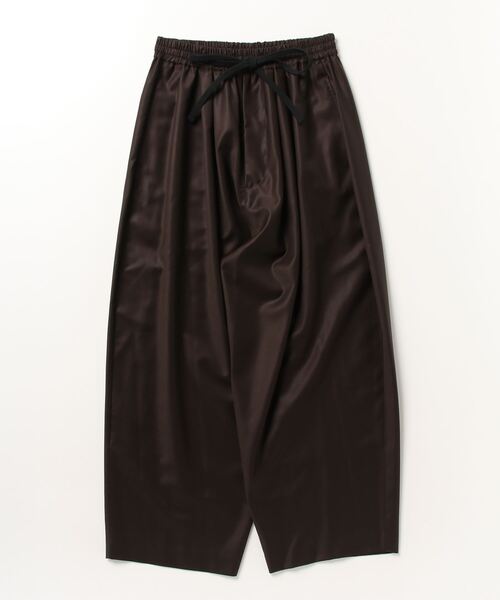 my beautiful landlet（マイビューティフルランドレット）の「【my beautiful landlet】CHINTZ FINISH WOOL EASY PANTS（その他パンツ・メンズ・ブラウン/ベージュ・0/1）」の6枚目の写真