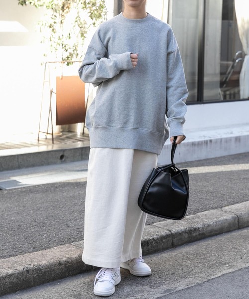 FORK&SPOON（フォークアンドスプーン）の「FORK&SPOON　バックジップスウェット（Tシャツ/カットソー・レディース・ホワイト系その他/グレー系その他・1）」の13枚目の写真