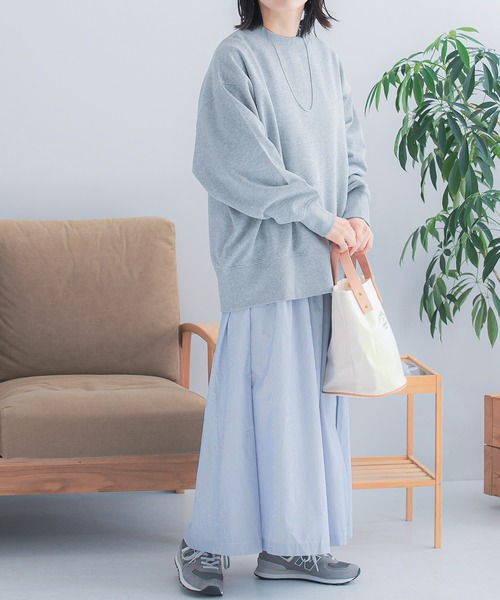 FORK&SPOON（フォークアンドスプーン）の「FORK&SPOON　バックジップスウェット（Tシャツ/カットソー・レディース・ホワイト系その他/グレー系その他・1）」の11枚目の写真