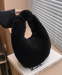 エコファーバッグ ワンハンドルバッグ秋冬
