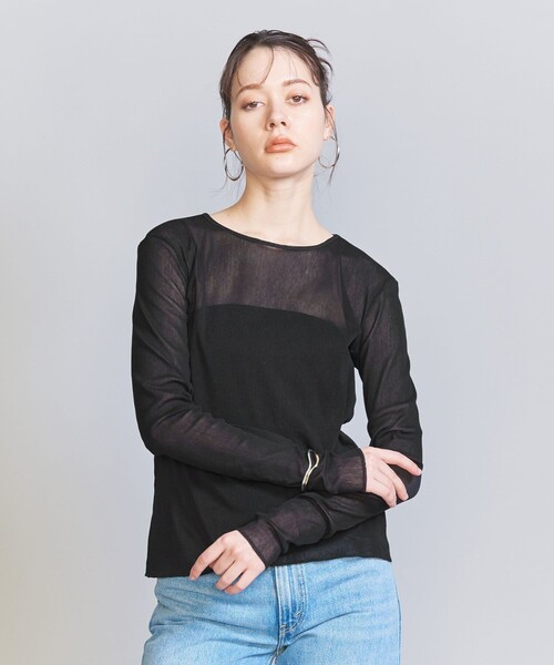 BEAUTY&YOUTH コットンチュール プルオーバー BEAUTY&YOUTH UNITED ARROWS（ビューティーアンドユース
