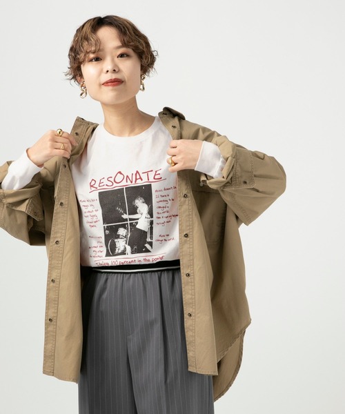 BAYFLOW(ベイフロー)の「【スタッフ企画】プリントBIGロンT【YOU are YOU】(Tシャツ/カットソー・レディース・ブラック/オフホワイト・FREE)」の15枚目の写真