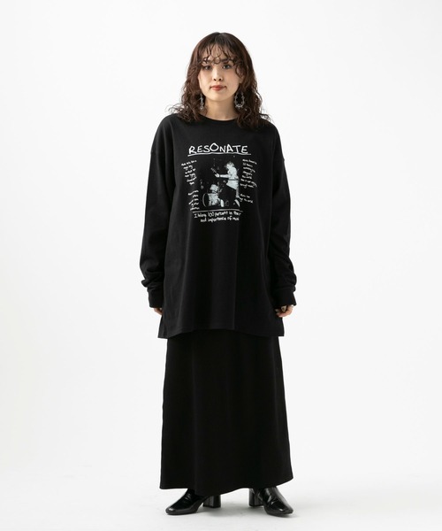 BAYFLOW(ベイフロー)の「【スタッフ企画】プリントBIGロンT【YOU are YOU】(Tシャツ/カットソー・レディース・ブラック/オフホワイト・FREE)」の10枚目の写真