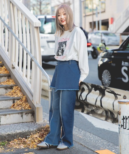 BAYFLOW(ベイフロー)の「【スタッフ企画】プリントBIGロンT【YOU are YOU】(Tシャツ/カットソー・レディース・ブラック/オフホワイト・FREE)」の21枚目の写真