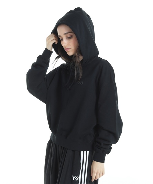 【※希少】Y-3★バックプリント スリーライン スウェットパーカー 黒色 L FT HOODIE（パーカー）｜Y-3（ワイスリー）のファッション通販