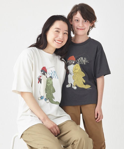 KRIFF MAYER(クリフメイヤー)の「アニマル半袖T(ペンギン)(Tシャツ/カットソー・メンズ・オフホワイト/チャコール/グレー/グリーン/ブルー・LARGE/X-LARGE/MEDIUM)」の18枚目の写真