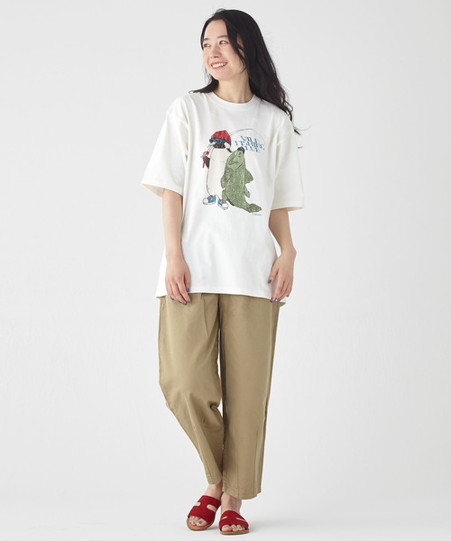 KRIFF MAYER(クリフメイヤー)の「アニマル半袖T(ペンギン)(Tシャツ/カットソー・メンズ・オフホワイト/チャコール/グレー/グリーン/ブルー・LARGE/X-LARGE/MEDIUM)」の19枚目の写真